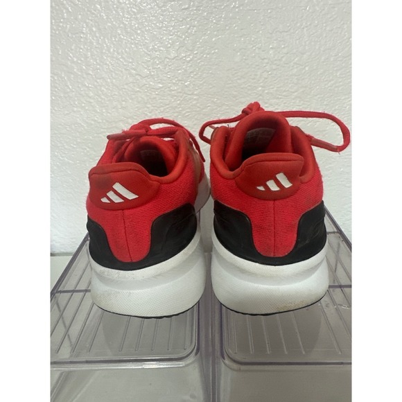 Adidas Youth Running Shoes Red Comfort Athletic Sneakers - Picture 4 of 8